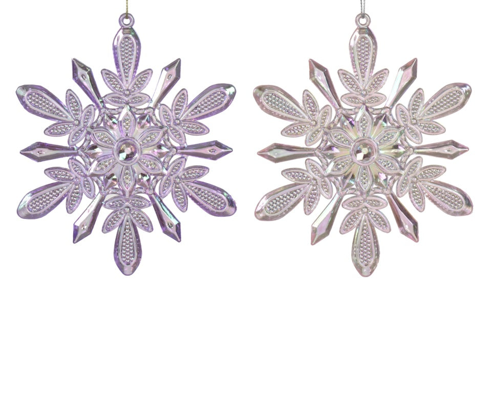 Kaemingk Snowflake Polystyrene Ass 14cm