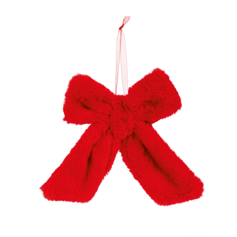 Premier Fur Red Bow 20cm