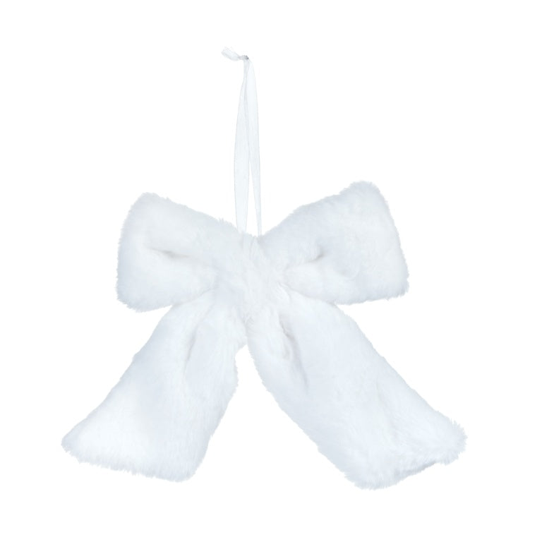 Premier Fur White Bow 20cm