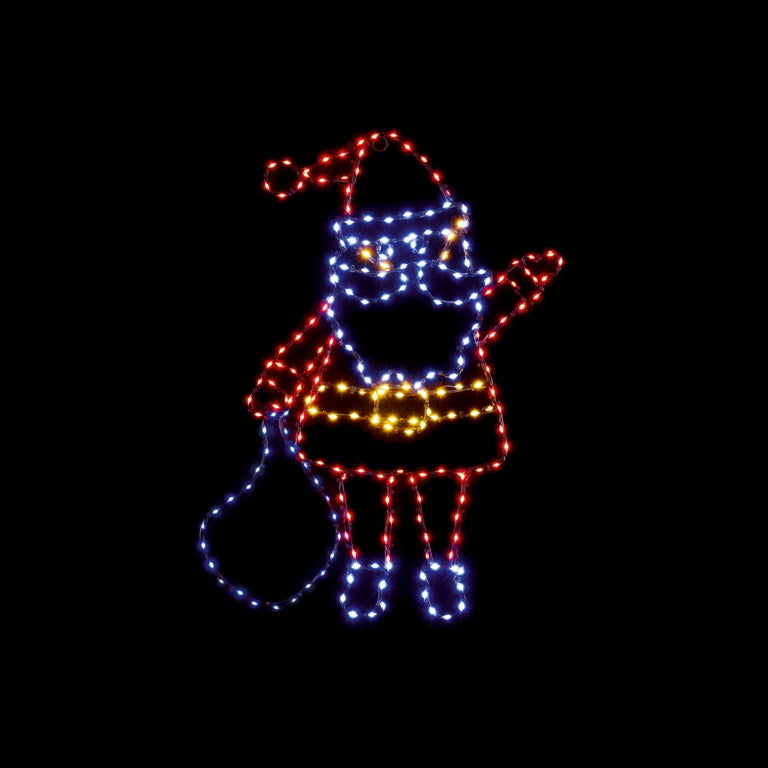 Premier Flexibrights Santa 237 Multi Coloured LEDs 59x45