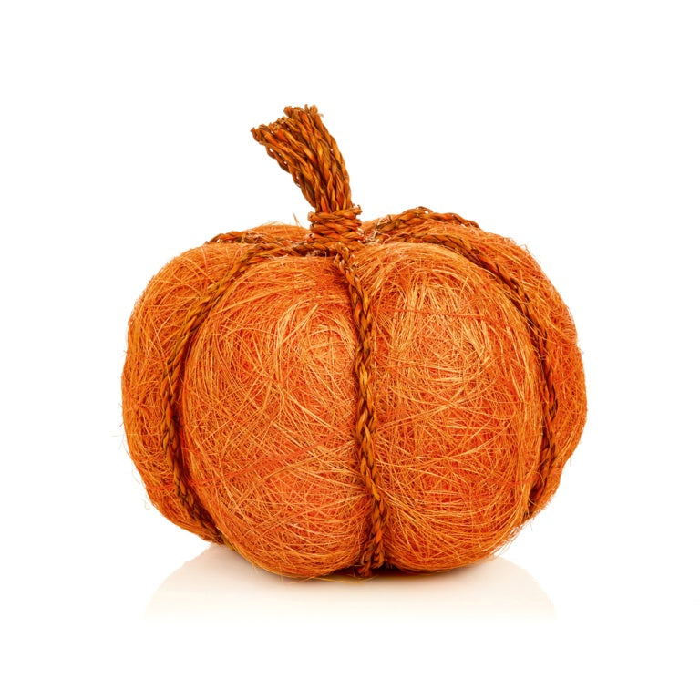 Premier Orange Natural Jute Pumpkin 18cm