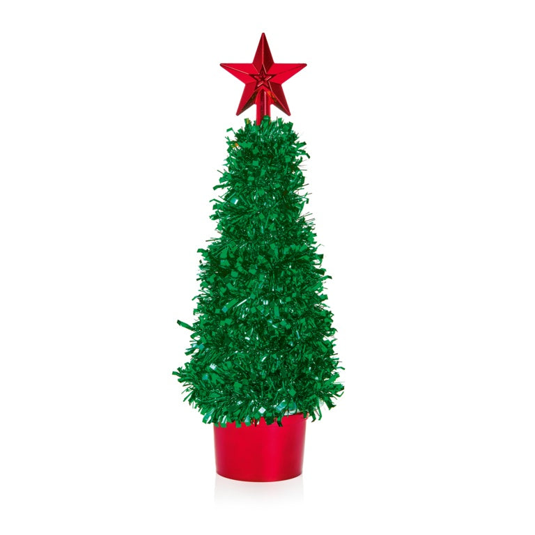 Premier Green Tinsel Tree 41cm