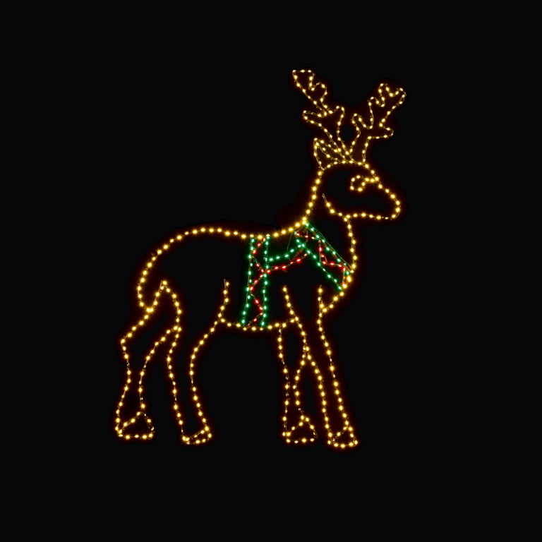 Premier 420 LED Flexi Bright Standing Reindeer 1.04m x 86cm