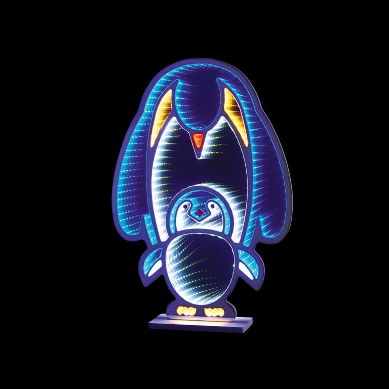 Premier Standing Penguin Mother & Baby Mirror 60cm