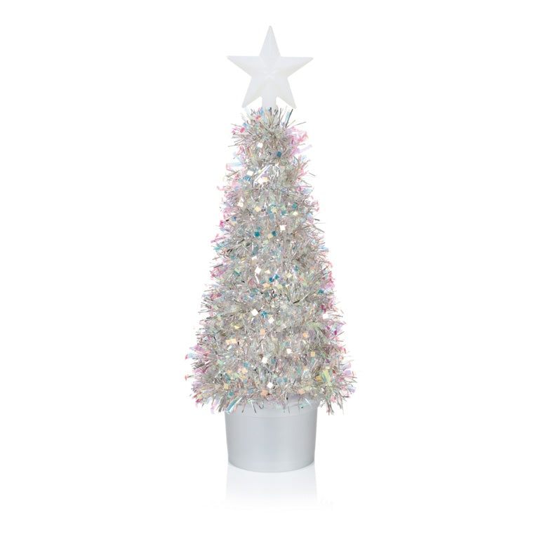 Premier Iridescent Tinsel Tree 41cm