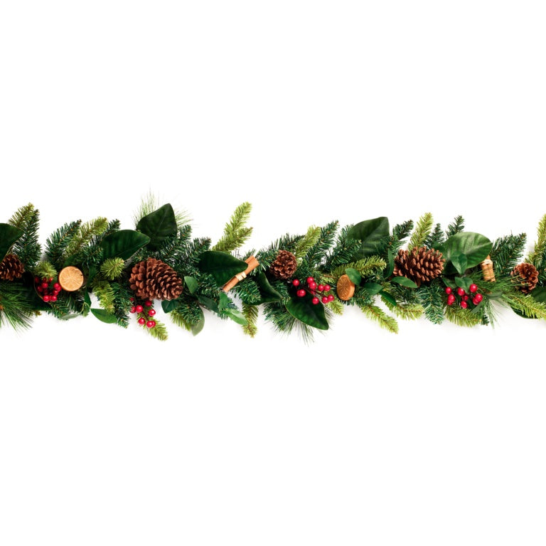 Premier Orange Slice Garland 1.8m
