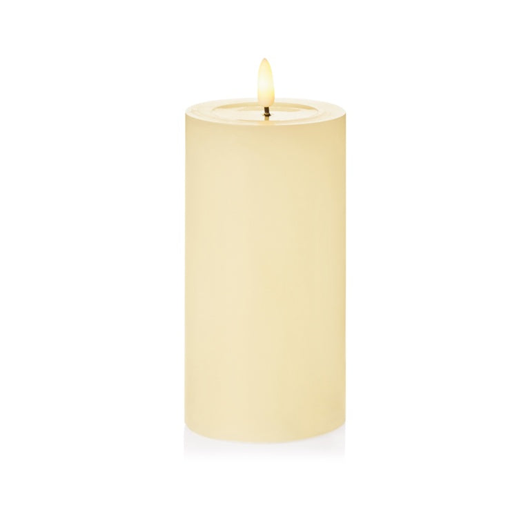 Premier FlickaBrights Wax Pool Candle Warm White LEDs 7.5 x 15cm