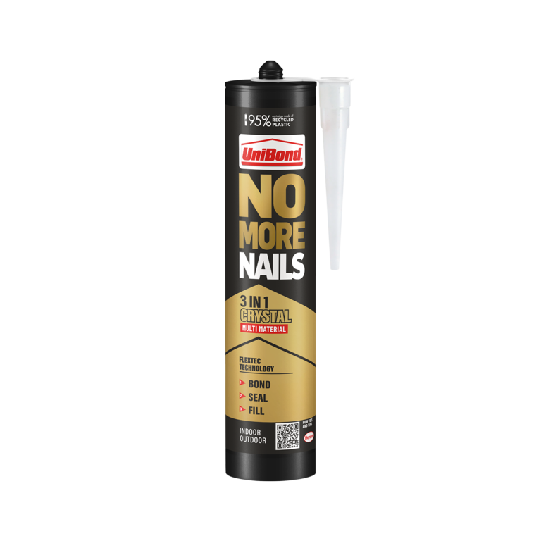 UniBond No More Nails 3 In 1 Cartridge Transparent