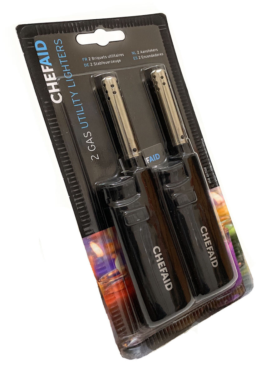 Chef Aid Coloured Refillable Lighters