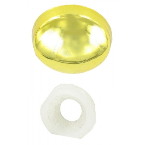 Fast Pak GOLD PLASTIC DOME SCREW COVER CAPS
