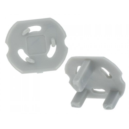 Fast Pak GREY WALL SOCKET SAFETY BLANKING PLUG COVERS