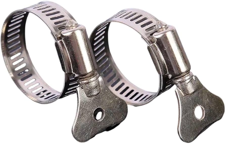 Securplumb Hose Clip Thumb Screw 25-50mm Pack 10