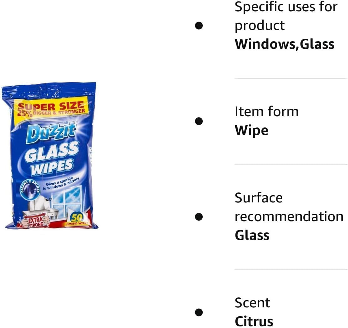 Duzzit Glass Wipes