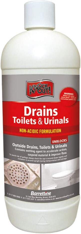 Knockout Drains, Toilets & Urinals Unblocker
