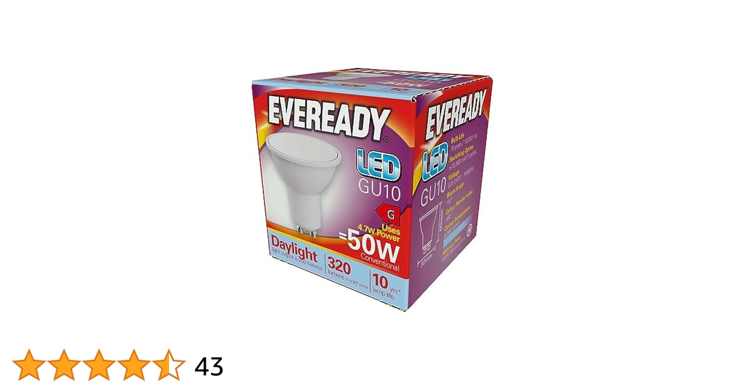 Eveready LED GU10 5 MÁS 1 GRATIS