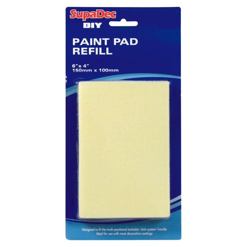 SupaDec DIY Paint Pad Refill (6" x 4")