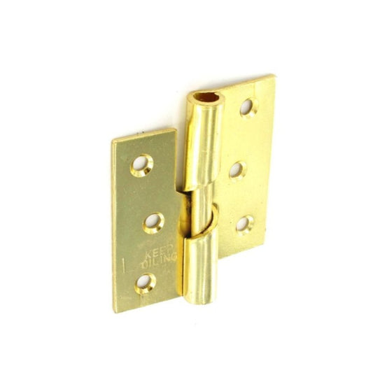 Securit Rising Butt Hinges LH Brass Plated (Pair)