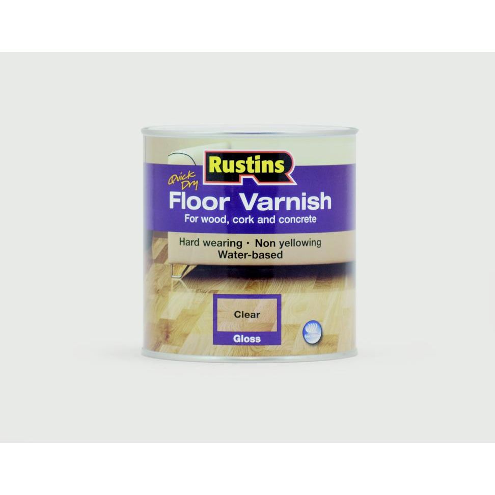 Rustins Quick Dry Acrylic Floor Varnish Gloss