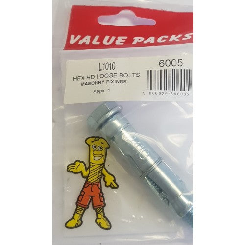 Fast Pak M10 HEX LOOSE BOLT