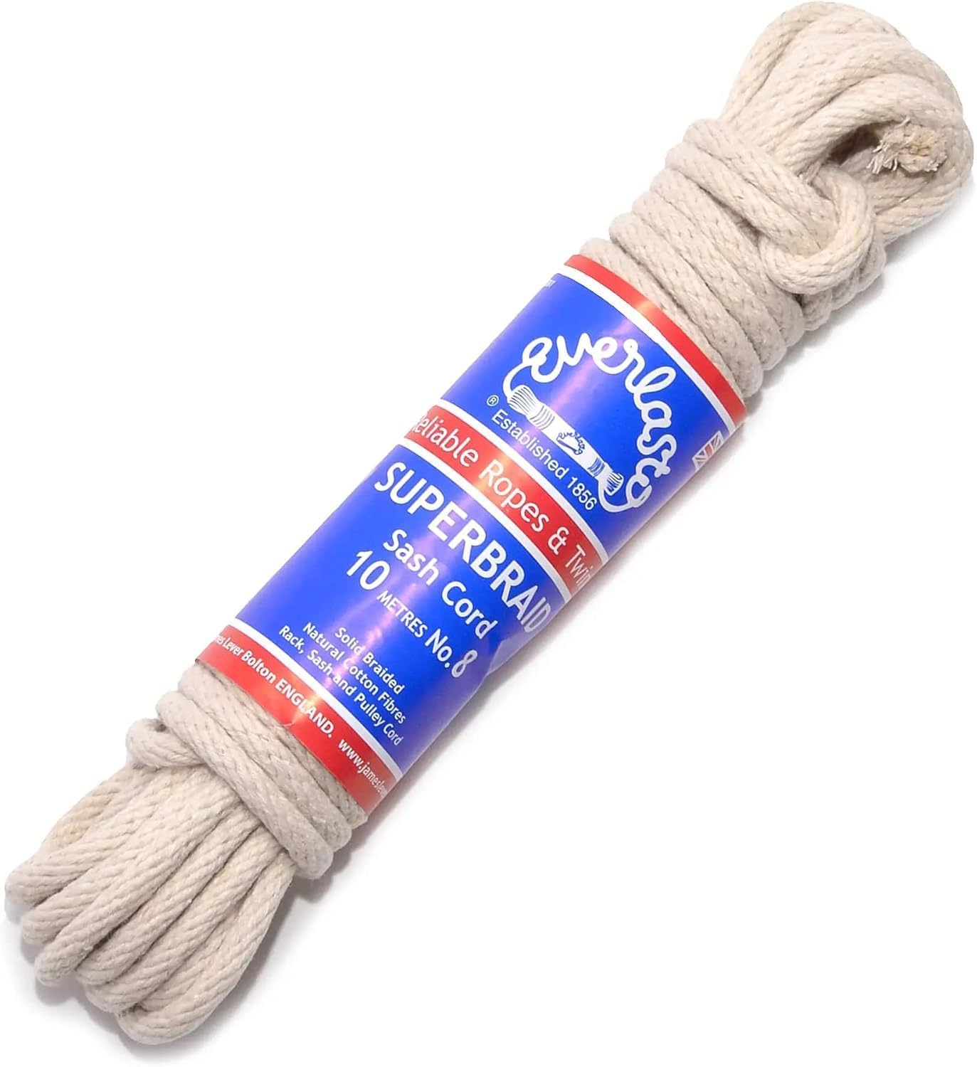 Everlasto No.8 Superbraid Sash Cord 10m