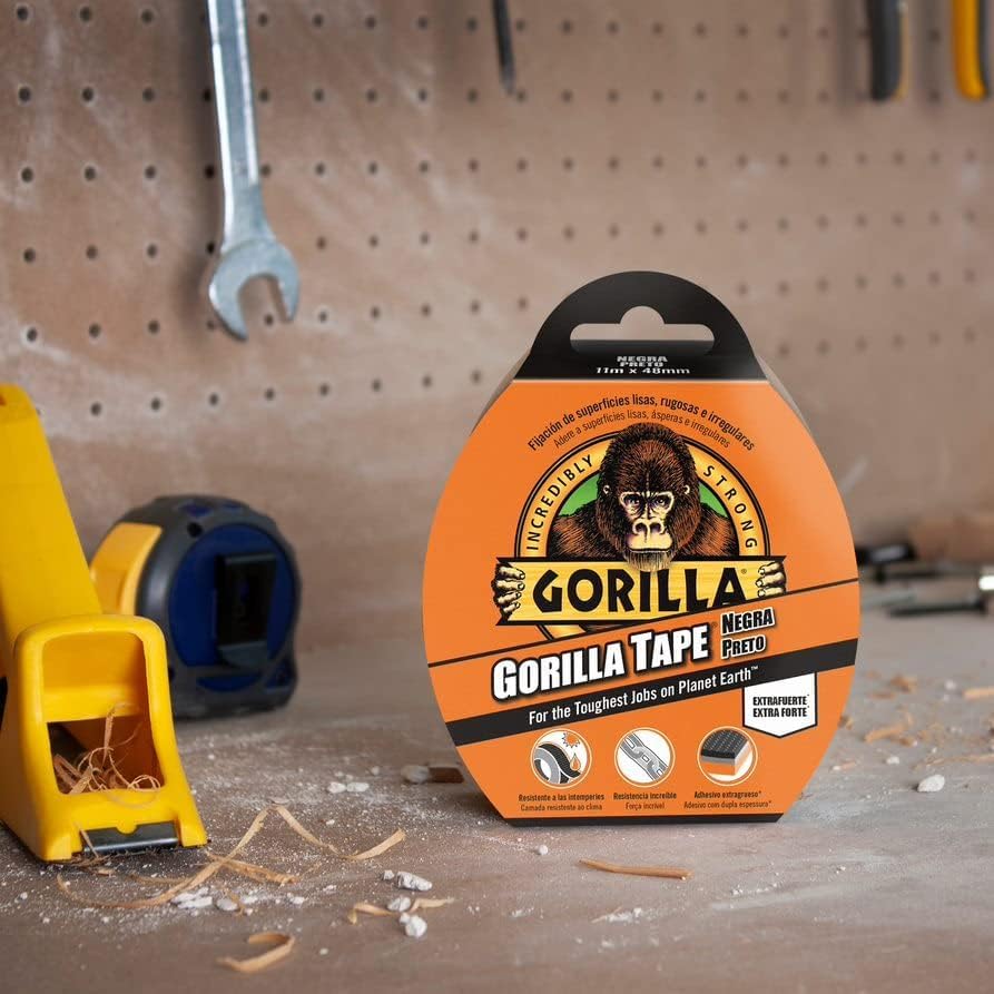 Gorilla All Weather Tape Black 11m