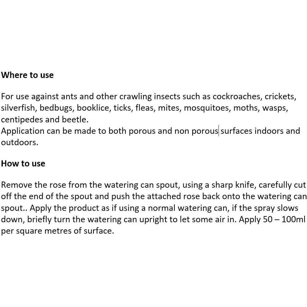 Regadera Buysmart Ant Gone RTU 5L