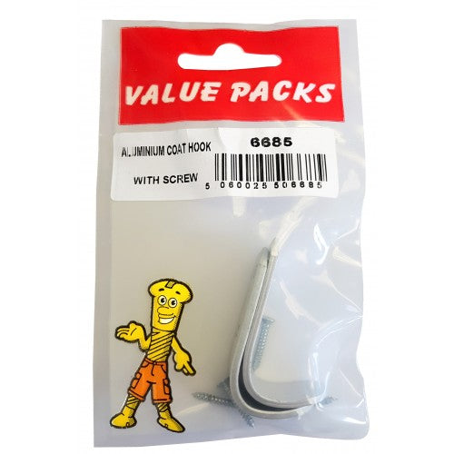 Fast Pak COAT HOOKS ALUMINIUM