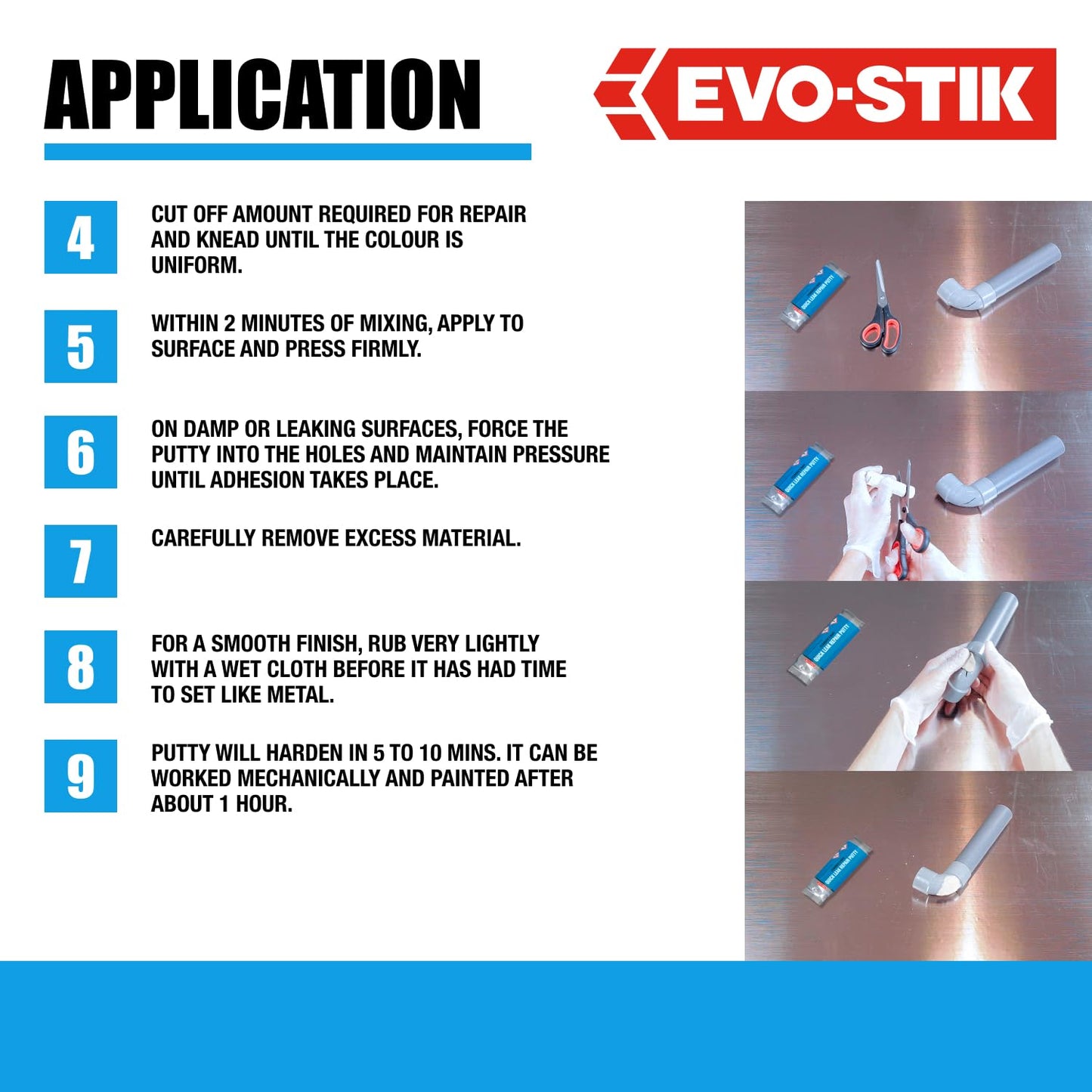 Evo-Stik Plumber's Mait Quick Leak Repair Putty