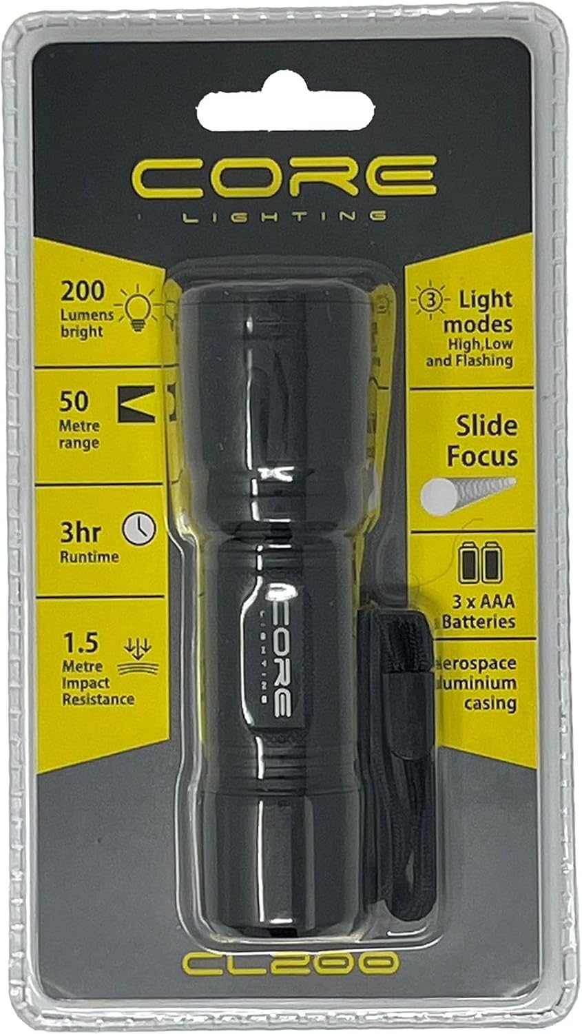 Linterna de enfoque Core Slide de 80 lúmenes