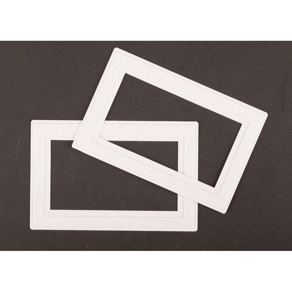 Securlec 2 Gang Finger/Switch Plate