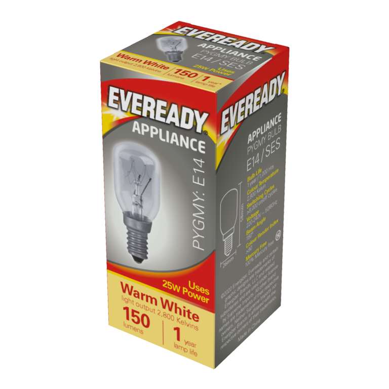 Eveready Pygmée 25W SES Claire