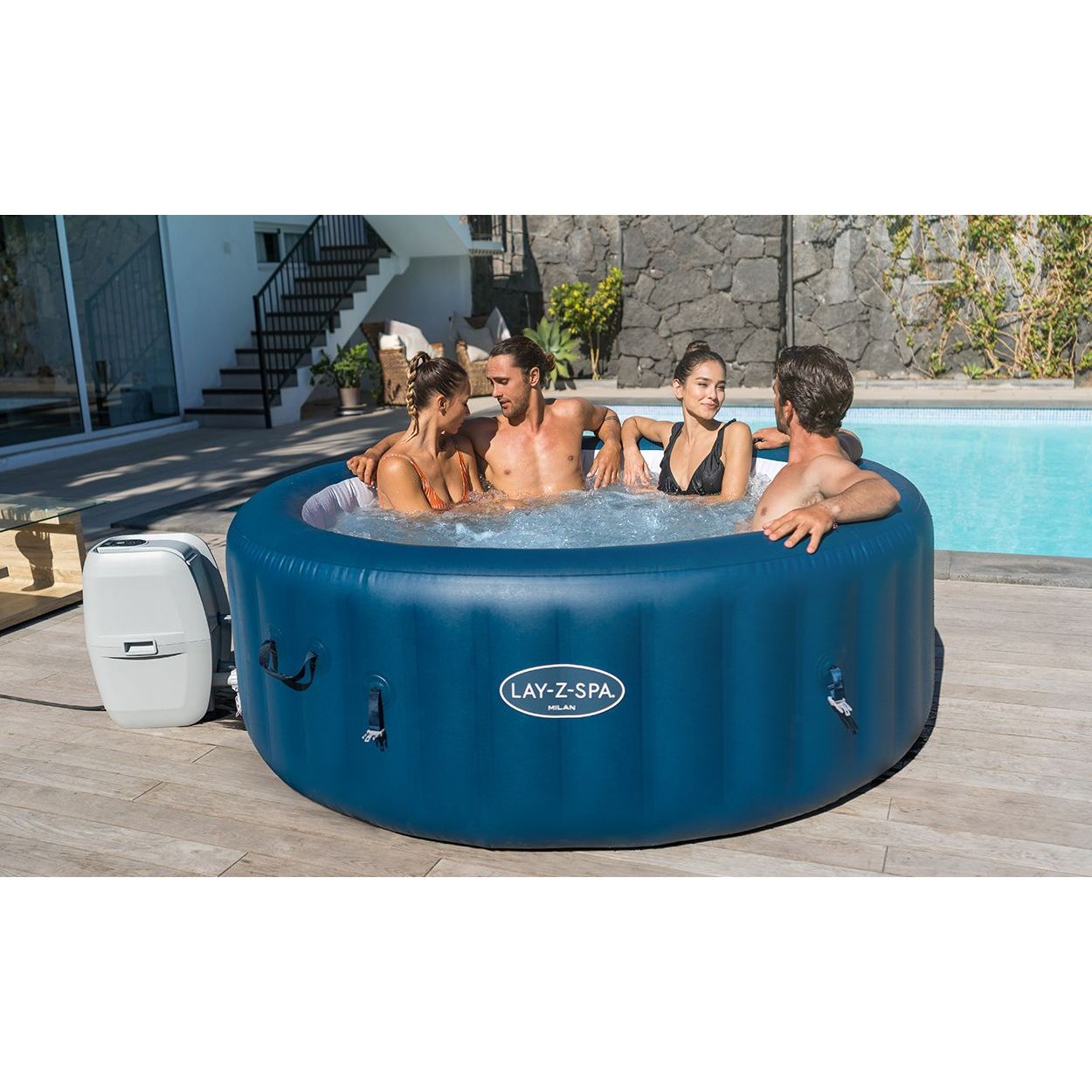 Lay-Z-Spa Milan Airjet Plus