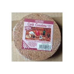 Nicoline Round Cork Coasters 10cm diameter