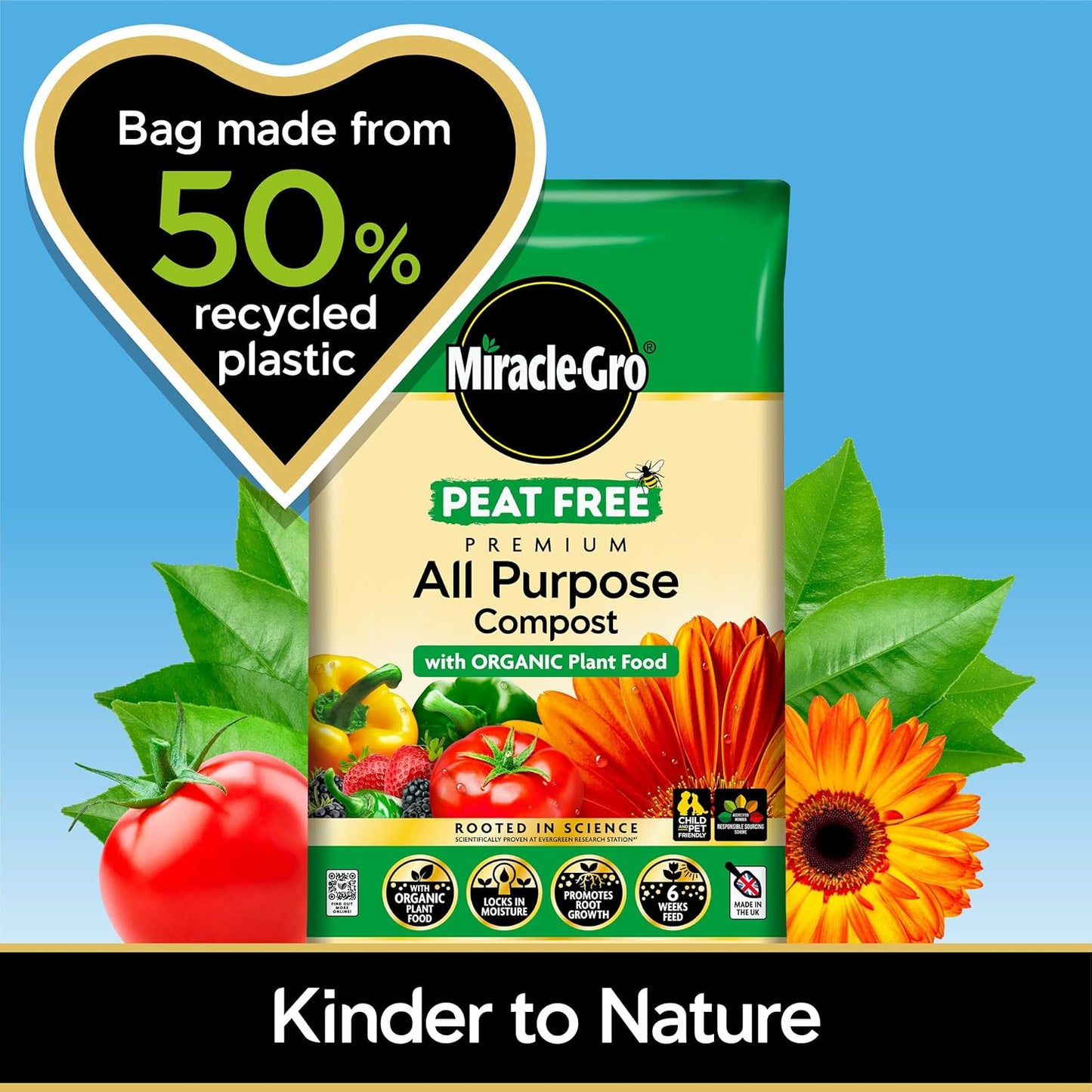 Miracle-Gro® All Purpose Organic Peat Free Compost