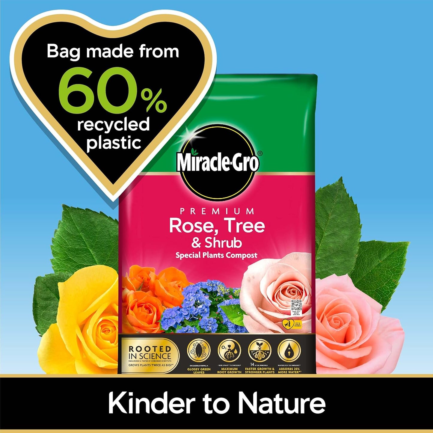 Miracle-Gro® Peat Free Rose, Tree & Shrub Compost