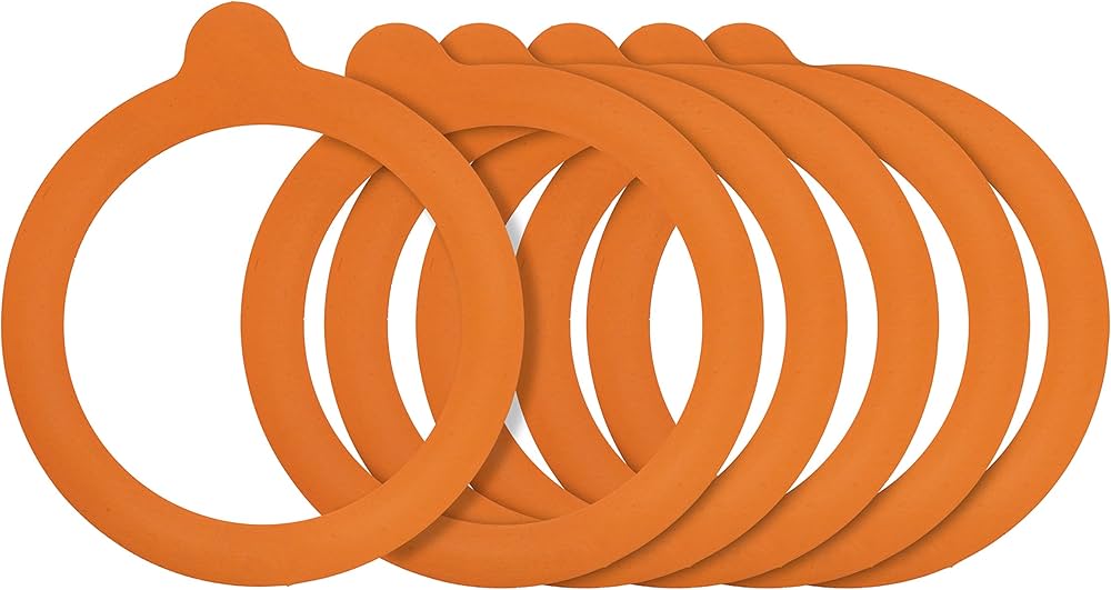 Kilner Replacement Rubber Seals - Orange