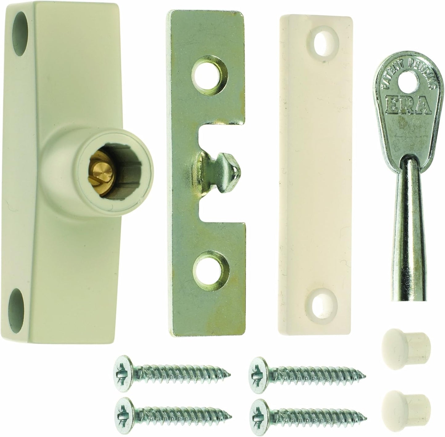 Era Snaplock Std Key (W)17.5 x (L)63.5 x (H)37mm Finish: White