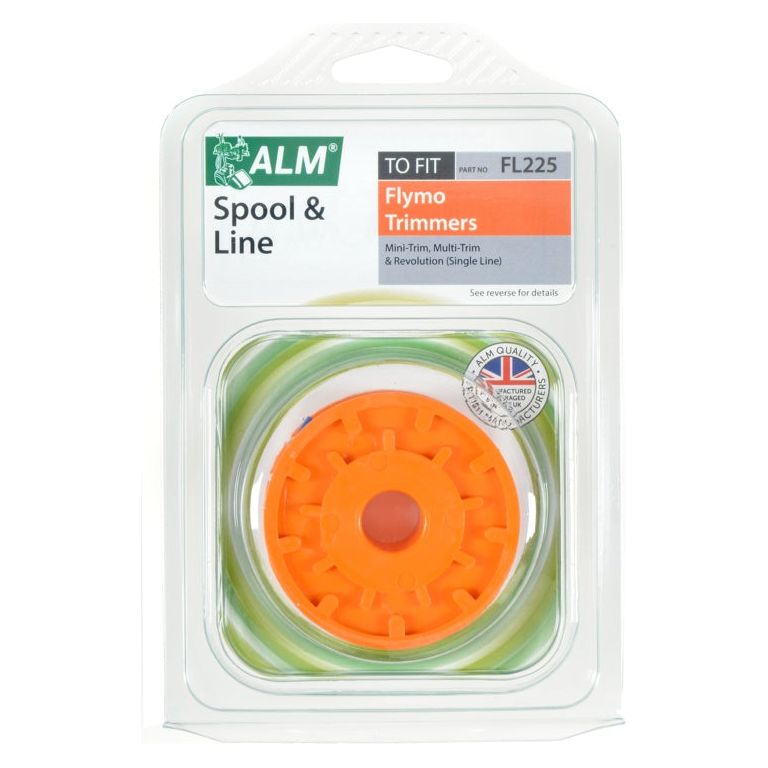 Carrete y línea ALM (línea única)