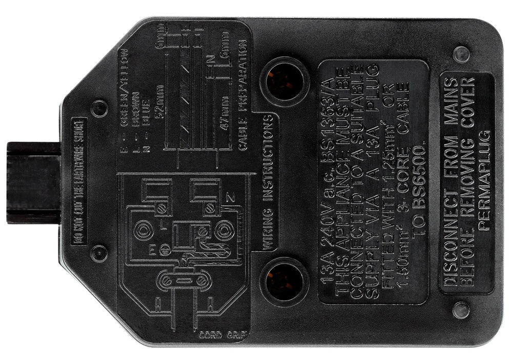 Masterplug Rubber Trailing Socket 13a