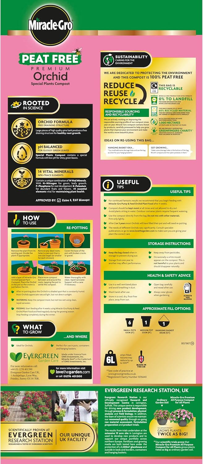 Miracle-Gro® Orchid Compost