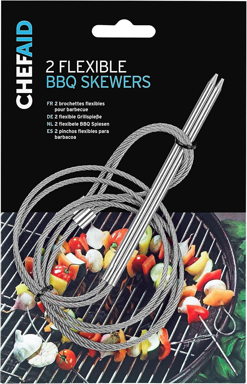 Chef Aid 2 Flexible Skewers 72cm