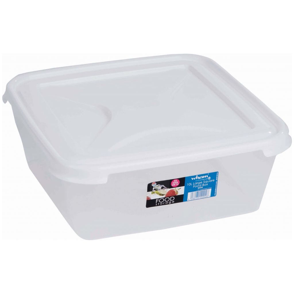 Wham Square Food Stroage 10 L White