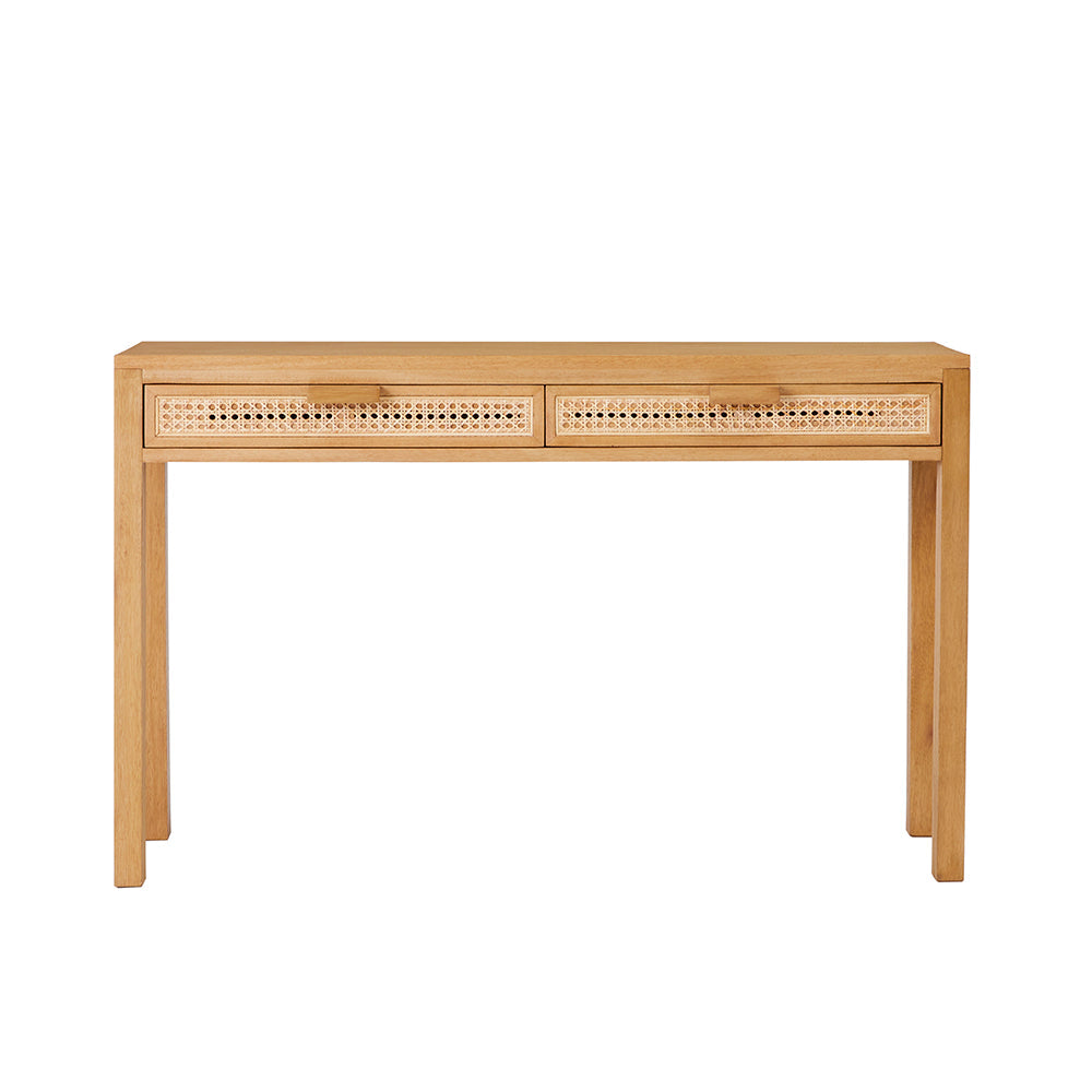 Bali Rattan Dressing Table with 2 Drawers