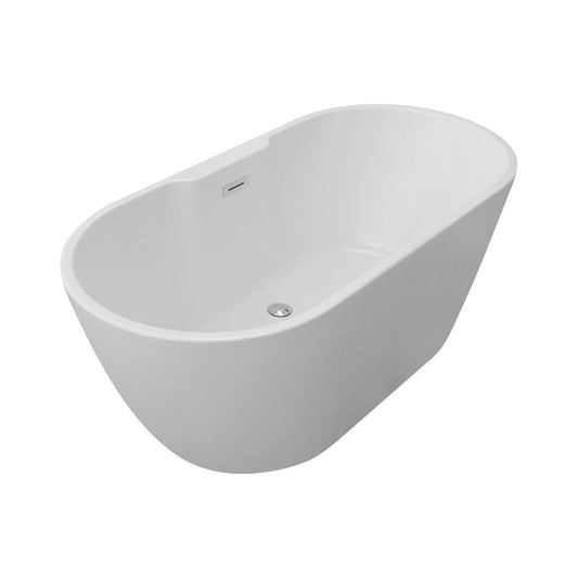 Cuito Freestanding 1655x745x580mm 0TH Bath - White