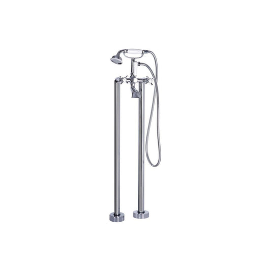 Neni Floor Standing Bath/Shower Mixer - Chrome