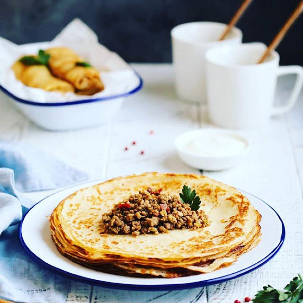 Falcon Enamel Dinner Plate - Traditional White