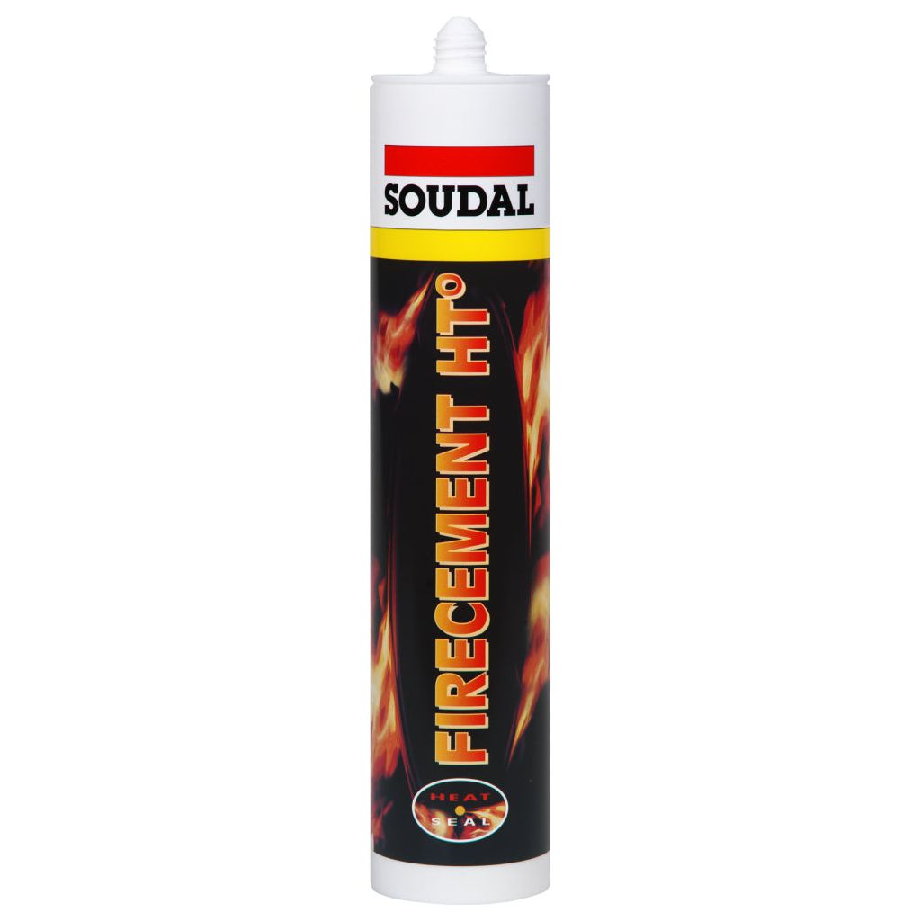 Soudal Firecement Ht Black 310ml cartridge