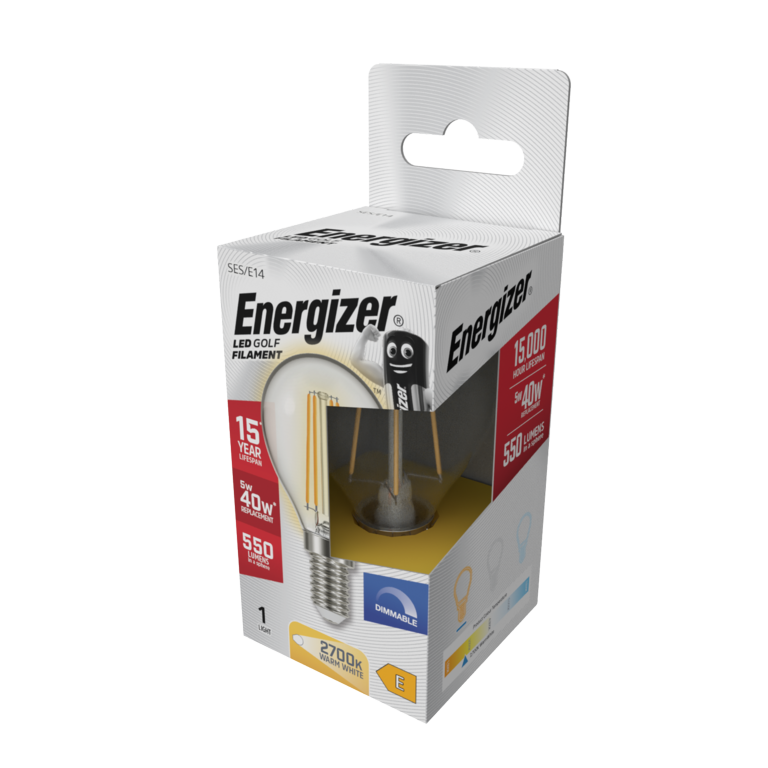 Energizer Filament LED Golf E14 Dimmable 5w