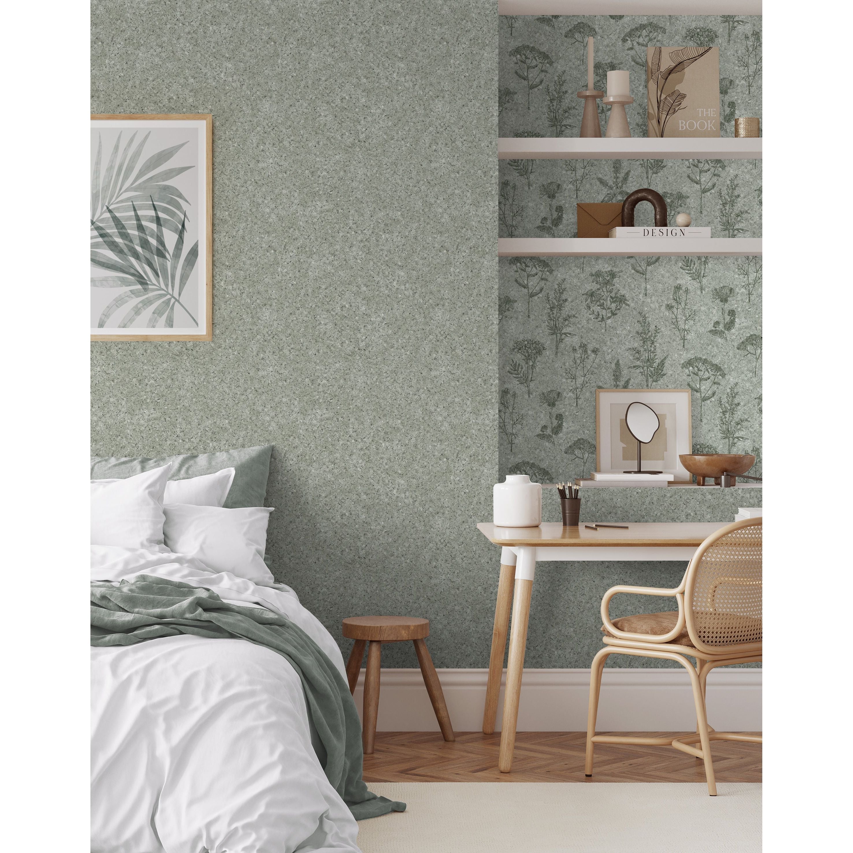 Muriva Cork Botanical Wallpaper – Batley DIY