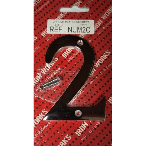 Fast Pak #2 CHROME NUMERAL 75mm